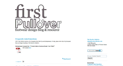 Desktop Screenshot of firstpullover.com